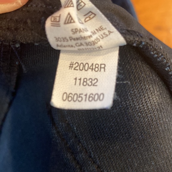 Womens Spanx high rise dark wash legging jegging bodycon normcore denim - Picture 10 of 10